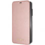 Guess PU Leather Book Case Iridescent futrola za iPhone XS Max - Ružičasto-zlatna