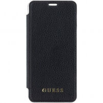 Guess PU Leather Book Case Iridescent futrola za iPhone XS Max - crna