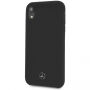 Mercedes Silicon/Fiber case Lining maskica za iPhone XR - crna