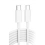 Podatkovni kabel za punjenje USB-C / USB-C za iPhone / iPad / MacBook / AirPods - 2 m - bijela