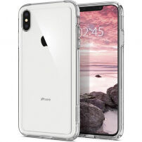 Spigen Crystal Hybrid maskica za iPhone XS Max - proziran
