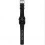 Nomad Active Pro hidrofobni kožni remen za Apple Watch Ultra 49mm / 46mm / 45mm / 44mm / 42mm - crno-srebrna