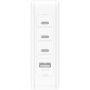 BELKIN BoostCharge Pro punjač s 4 priključka PD 140 W - 3x USB-C / USB-A s UK, EU, US adapteri za iPhone / iPad / MacBook - bijela
