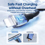 JOYROOM SA29-AL3 USB-A / Lightning silikonski kabel za punjenje i prijenos podataka za iPhone / iPad / iPod / AirPods - 2 m - crna