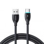JOYROOM S-A30 Star-Ring Series USB-A / USB-C kabel za punjenje i prijenos podataka za iPhone / iPad / AirPods - 1 m - crna