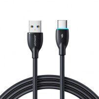 JOYROOM S-A30 Star-Ring Series USB-A / USB-C kabel za punjenje i prijenos podataka za iPhone / iPad / AirPods - 1 m - crna