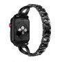 Metalni remen s kamenčićima za Apple Watch Ultra 49 mm / 45 mm / 44 mm / 42 mm - crna