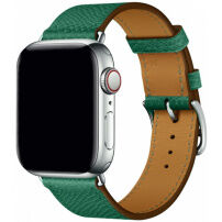 Kožni remen za Apple Watch 42mm / 41mm / 40mm / 38mm - zelena