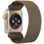 Najlonska remen za navući za Apple Watch 42mm / 41mm / 40mm / 38mm - smeđi