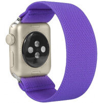 Najlonska remen za navući za Apple Watch Ultra 49mm / 46mm / 45mm / 44mm / 42mm - ljubičasti