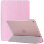 Svilena futrola s funkcijom spavanja i origami postoljem za iPad 9,7" (2017/2018) / Air 1 / 2 / Pro 9,7" - ružičasta