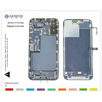 Magnetna servisna podloga za popravak iPhone 13 Pro Max - bijela