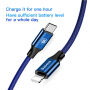 BASEUS lightning / USB-C kabel za iPhone - 2m - plava