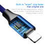BASEUS lightning / USB-C kabel za iPhone - 2m - plava
