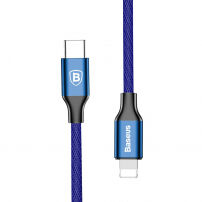 BASEUS lightning / USB-C kabel za iPhone - 2m - plava