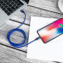 BASEUS lightning / USB-C kabel za iPhone - 2m - plava