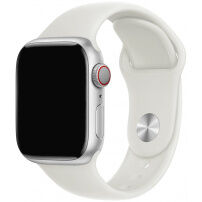 Silikonski remen sa kraćom i duljom kopčom za Apple Watch 42mm / 41mm / 40mm / 38mm - svijetlo bež