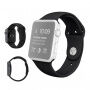 Silikonski remen sa kraćom i duljom kopčom za Apple Watch 42mm / 41mm / 40mm / 38mm - svijetlo bež
