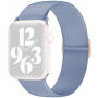 Silikonski remen s kliznom kopčom za Apple Watch 42mm / 41mm / 40mm / 38mm - plavo-siva