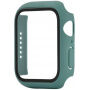 Silikonski remen sa futrolom sa kaljenim staklom za Apple Watch 45mm / 44mm - petrolej