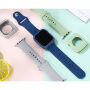 Silikonski remen sa silikonskim kućištem za Apple Watch 41 mm / 40 mm - crvena