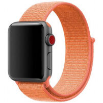 Najlonski čičak-remen za Apple Watch 41 mm / 40 mm / 38 mm - narančasta