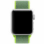 Najlonski čičak-remen za Apple Watch 41 mm / 40 mm / 38 mm - neonska zelena