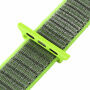 Najlonski čičak-remen za Apple Watch 41 mm / 40 mm / 38 mm - neonska zelena