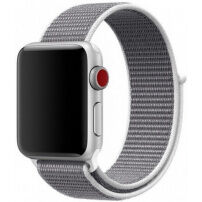 Najlonski čičak-remen za Apple Watch 41 mm / 40 mm / 38 mm - siva