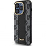 DKNY Checkered Pattern maska s MagSafe za iPhone 15 Pro - crna