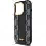 DKNY Checkered Pattern maska s MagSafe za iPhone 15 Pro - crna
