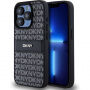 DKNY Repeat Pattern Tonal Stripe maska za iPhone 15 Pro - crna