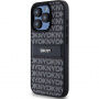 DKNY Repeat Pattern Tonal Stripe maska za iPhone 15 Pro - crna