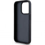DKNY Repeat Pattern Tonal Stripe maska za iPhone 15 Pro - crna