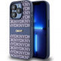 DKNY Repeat Pattern Tonal Stripe maska za iPhone 15 Pro - tamno plava