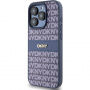 DKNY Repeat Pattern Tonal Stripe maska za iPhone 15 Pro - tamno plava