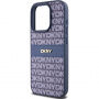 DKNY Repeat Pattern Tonal Stripe maska za iPhone 15 Pro - tamno plava