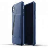 Mujjo Full Leather Wallet futrola za iPhone XS Max - plava