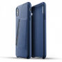 Mujjo Full Leather Wallet futrola za iPhone XS Max - plava