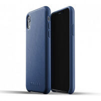Mujjo Full Leather futrola za iPhone XR - plava