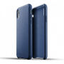 Mujjo Full Leather futrola za iPhone XR - plava