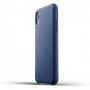 Mujjo Full Leather futrola za iPhone XR - plava
