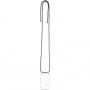 FIXED Pure Neck prozirna maska s uzicom za iPhone 14 - crna