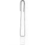 FIXED Pure Neck prozirna maska s uzicom za iPhone 14 Pro - crna