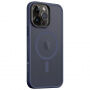 Tactical Hyperstealth prozirna maska s MagSafe za iPhone 14 Pro Max - tamno plava