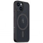 Tactical Hyperstealth prozirna maska s MagSafe za iPhone 13 mini - tamno siva