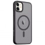 Tactical Hyperstealth prozirna maska s MagSafe za iPhone 11 - tamno siva