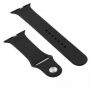 Silikonski remen sa silikonskim kućištem za Apple Watch 45 mm / 44 mm - crna