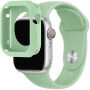 Silikonski remen sa silikonskim kućištem za Apple Watch 41 mm / 40 mm - zelena