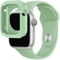 Silikonski remen sa silikonskim kućištem za Apple Watch 41 mm / 40 mm - zelena